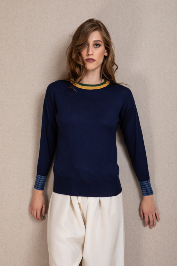 Navy Moon sweater