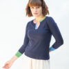 Narsisco Cashmere/Silk Sweater, Navy