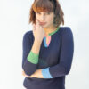 Narsisco Cashmere/Silk Sweater, Navy