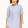 Sumi Striped Blue Cotton Blouse