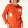 Luna Cashmere Sweater, Orange