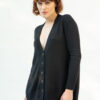 Adona Cashmere Cardigan, Black