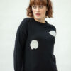 Luna Cashmere Sweater, Black