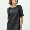 Bria Silk Dress, Black